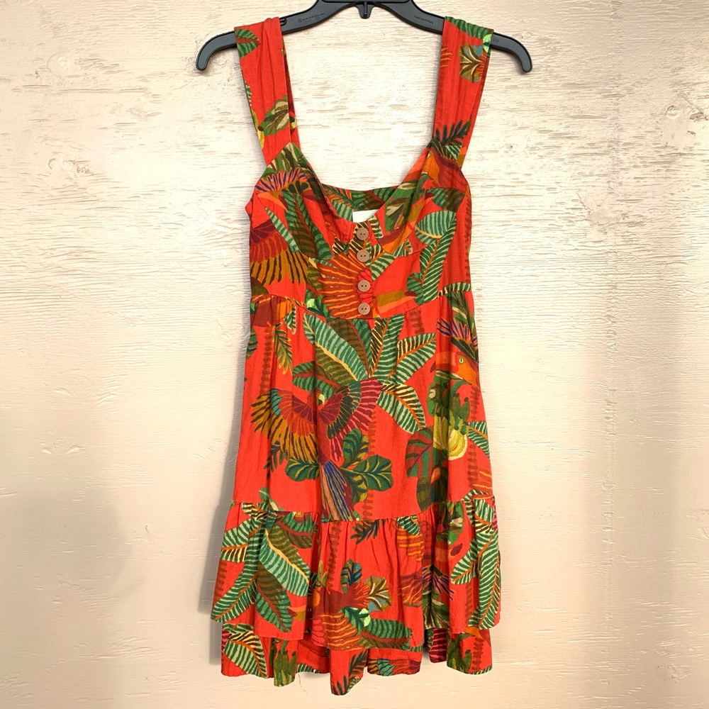 FARM Rio Red Tropical Mini Dress - Picture 12 of 16
